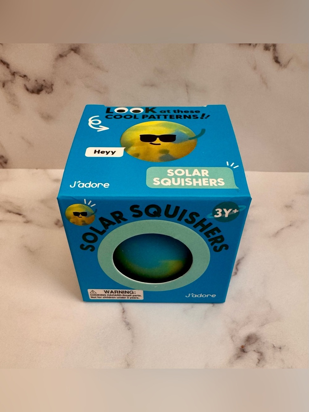 🌎J'adore Solar Squishers Earth Stress Ball Brand New🌎